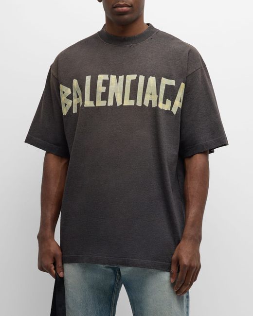 Balenciaga Masking Tape Logo T-Shirt