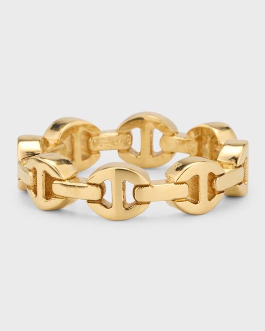 Hoorsenbuhs 18K Yellow Gold Tri Link Ring