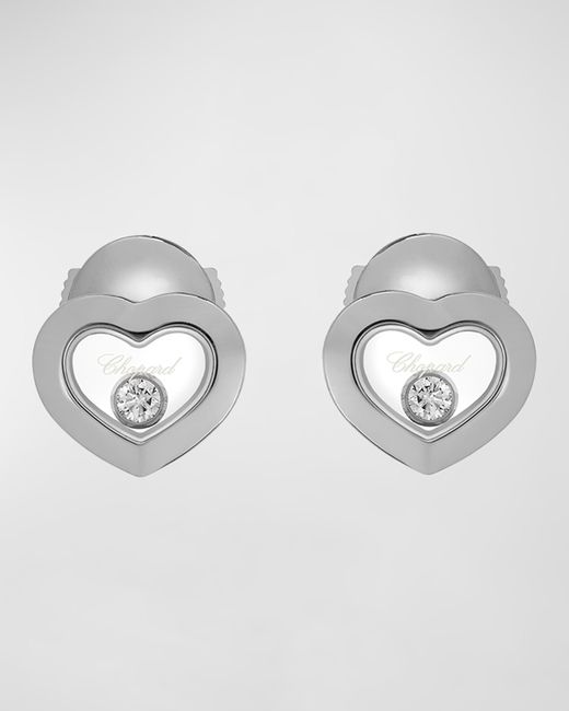 Chopard Happy Diamonds Icons 18K Gold Stud Earrings