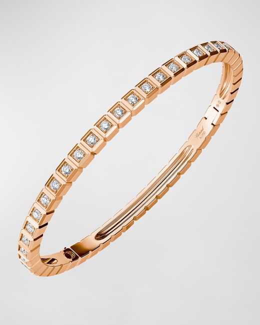 Chopard Ice Cube 18K Rose Gold Diamond Bracelet Medium