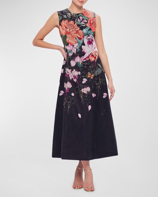 Leo Lin Cleo Sleeveless Cotton Midi Dress