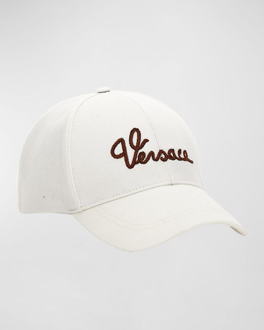 Versace Embroidered Logo Baseball Hat