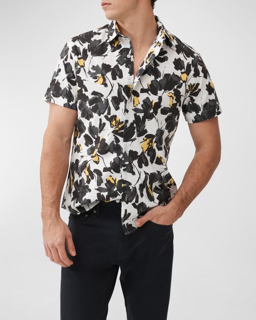 Rodd & Gunn Newcastle Floral-Print Short-Sleeve Shirt