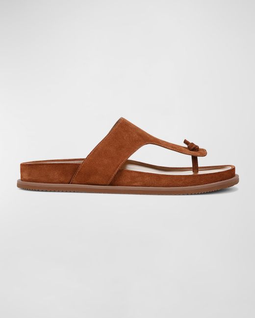 Vince Diego Suede Thong Sandals