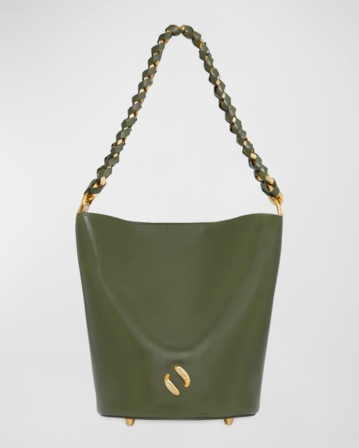 Rebecca Minkoff Infinity Chain Leather Bucket Bag