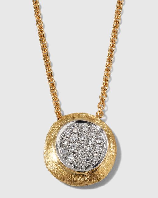 Marco Bicego Delicati Jaipur 18k Diamond Pendant Necklace