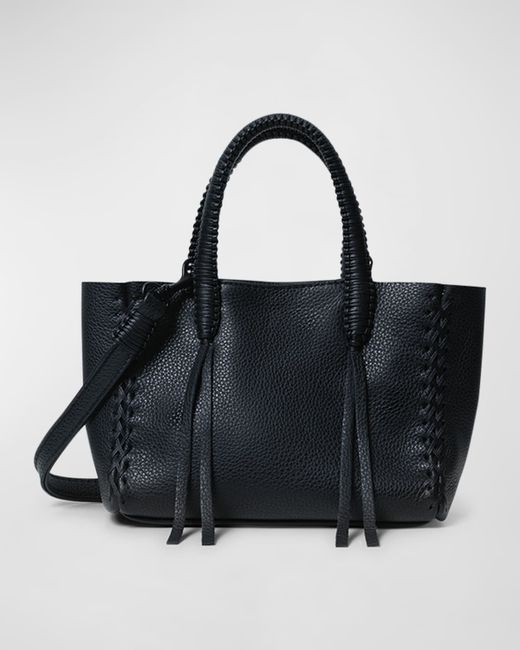 Callista Micro Grained Leather Tote Bag