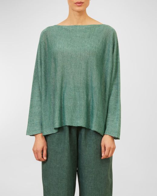 eskandar Sideways Knitted Sweater Mid-Length