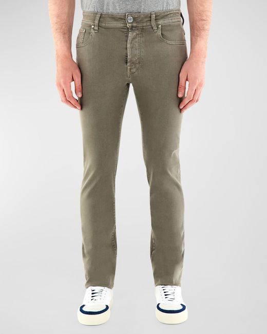 Jacob Cohёn Bard Slim-Fit Stretch Denim 5-Pocket Pants