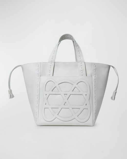 Callista Cleo Grained Leather Top-Handle Bag