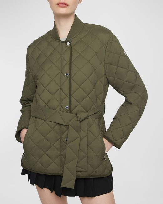 Moose Knuckles Queensway Diamond-Quilted Utility Jacket