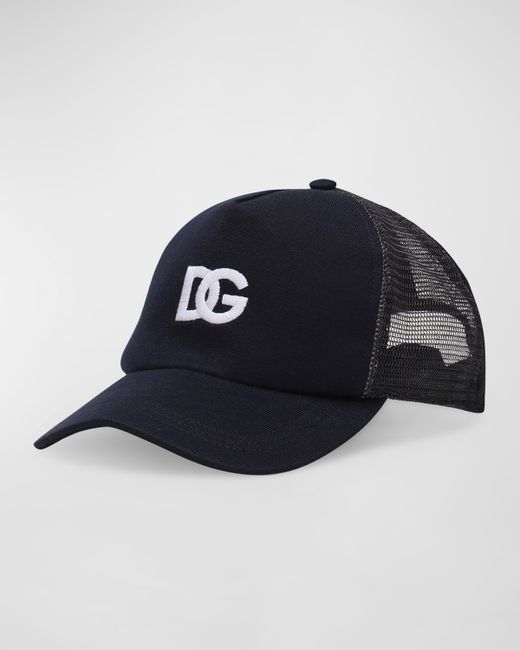 Dolce & Gabbana DG Embroidered Mesh Baseball Cap