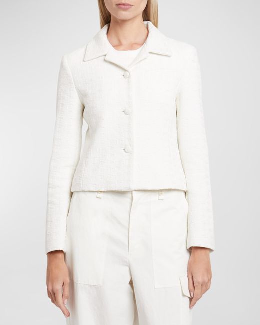 Proenza Schouler White Label Quinn Tailored Tweed Jacket