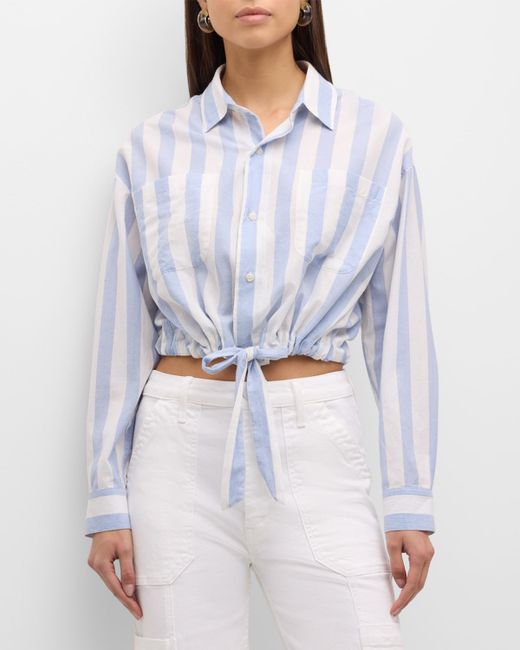 Mother The Tied Up Knots Striped Shirt