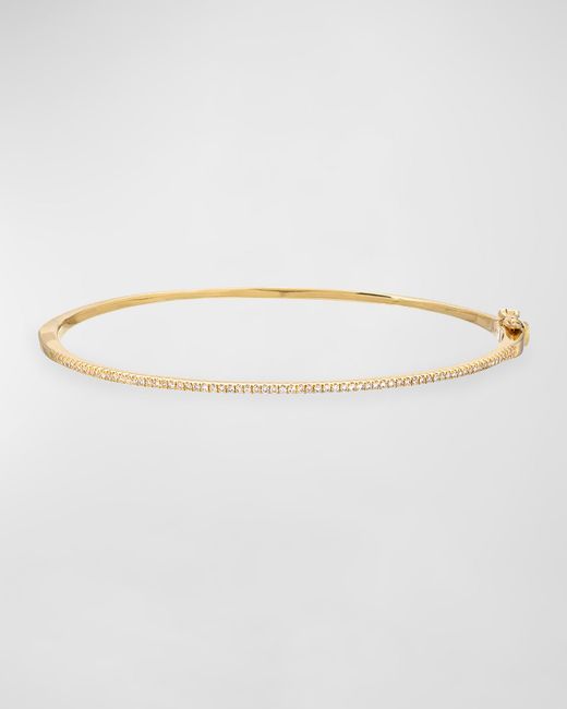 Zoe Lev Jewelry 14K Gold Diamond Bangle Bracelet