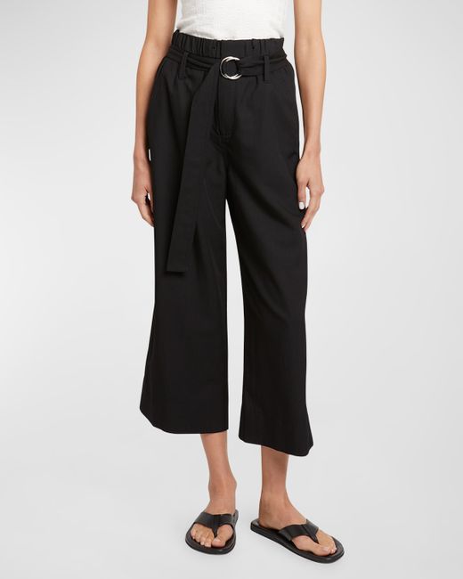 Proenza Schouler White Label Brooke Drapey Belted Suiting Pants