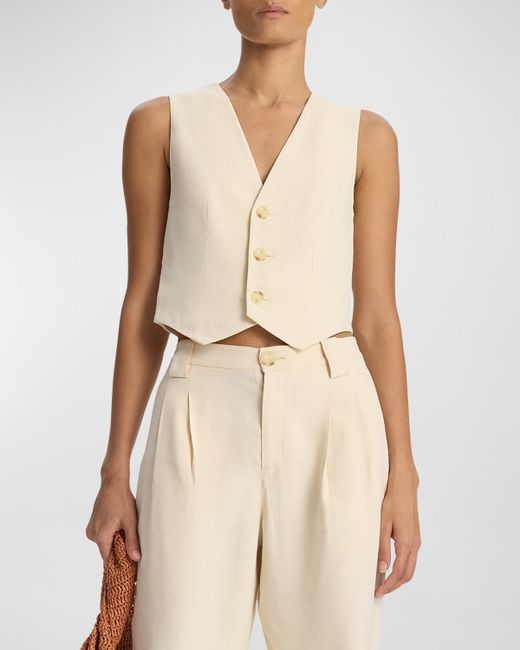A.L.C. Maxwell Cropped Vest