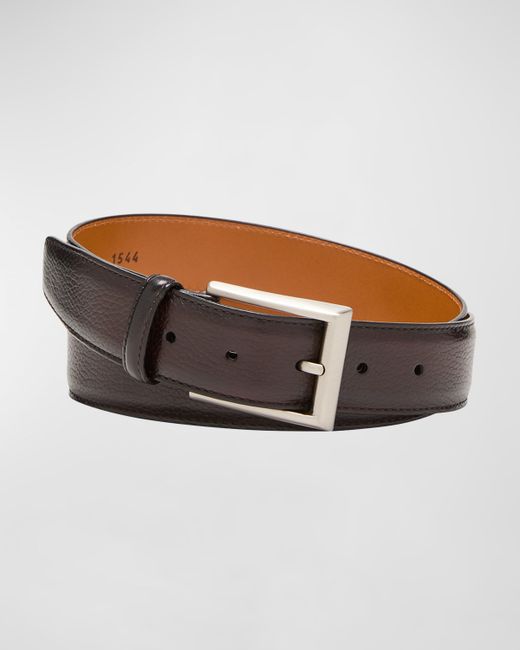 Magnanni Pebbled Leather Belt