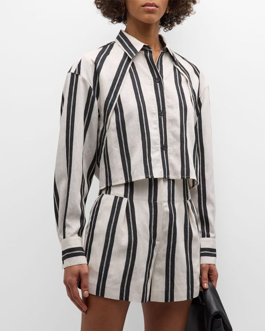 Iro Fabana Striped Button-Front Shirt