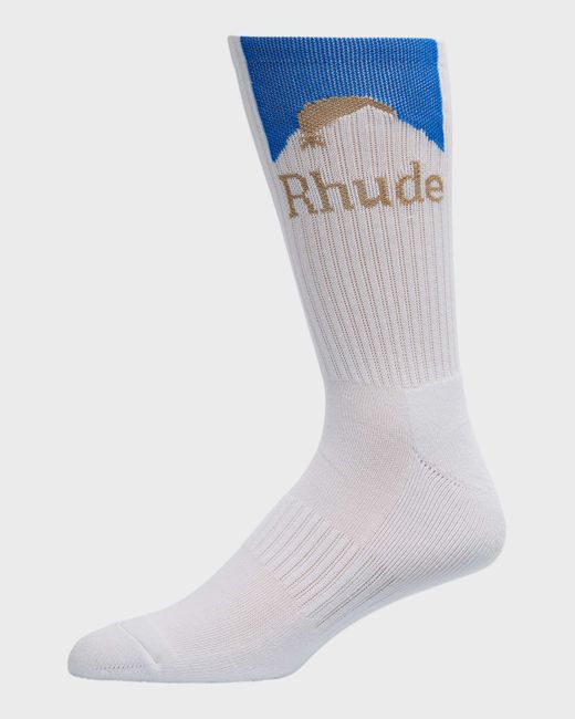 Rhude Moonlight Logo Crew Socks
