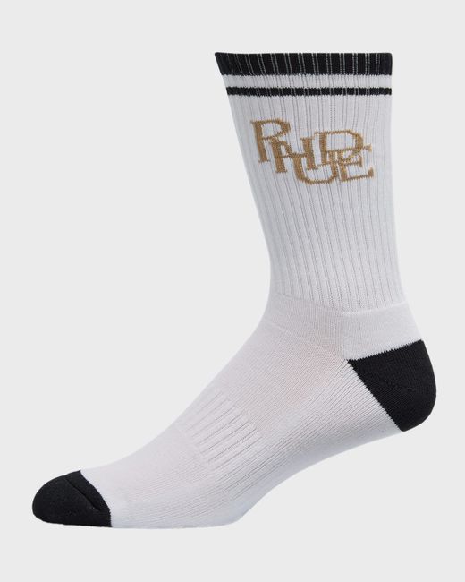Rhude Scribble Logo Crew Socks