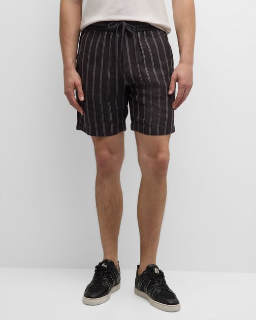 Vince Moonbay Striped Drawstring Shorts