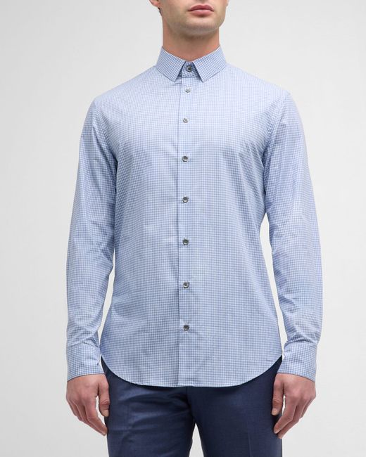 Giorgio Armani Micro-Box Cotton Sport Shirt