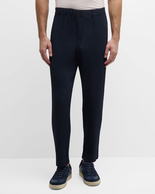Homme Pliss Issey Miyake Pleated Straight Pants