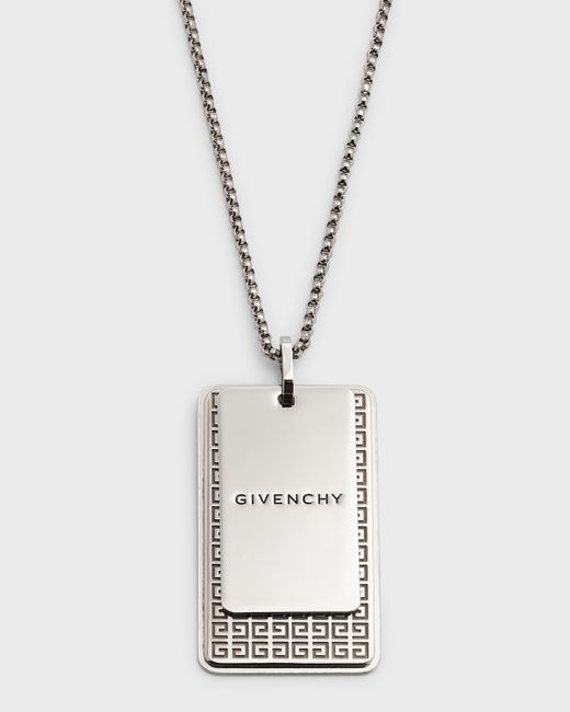 Givenchy 4G Double Tag Necklace