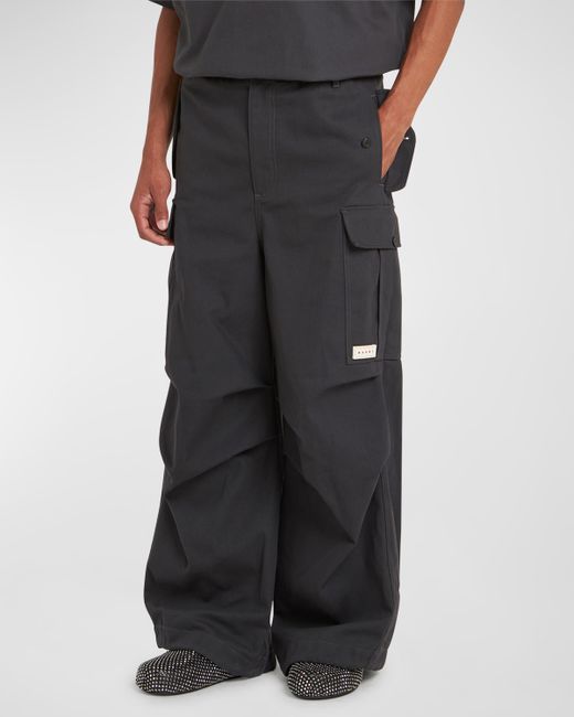 Marni Gabardine Workwear Cargo Pants