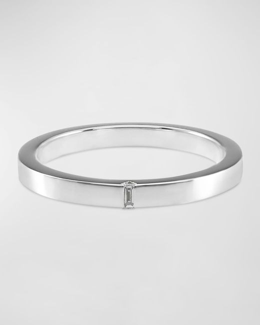 Le Gramme 18K Baguette Diamond Band Ring 2.5mm