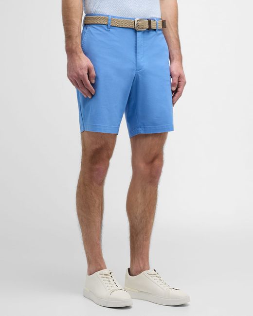 Peter Millar Crown Comfort Flat-Front Shorts