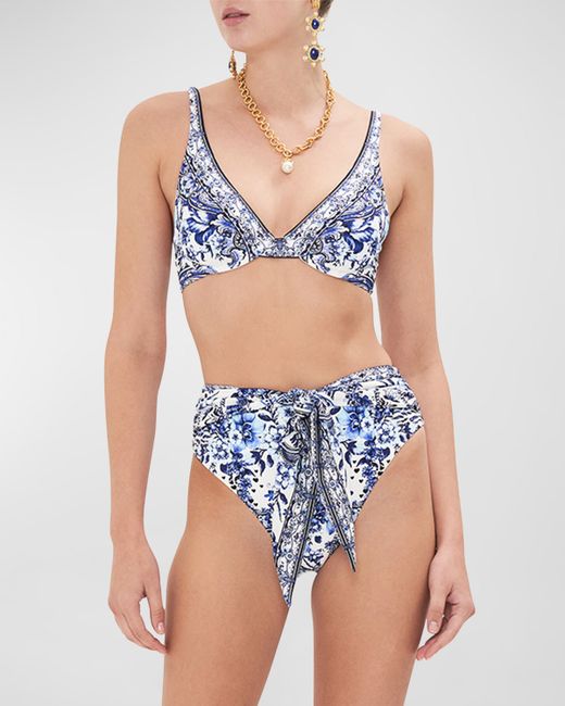 Camilla Crystal Soft Underwire Bikini Top