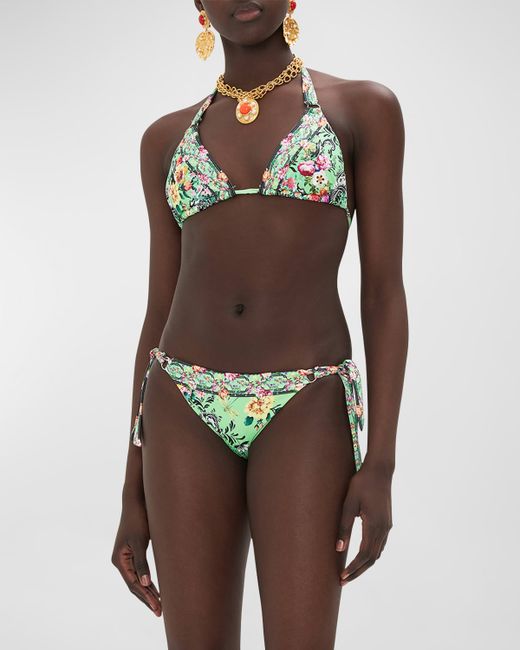 Camilla Soft Tie Triangle Two-Piece Bikini Set