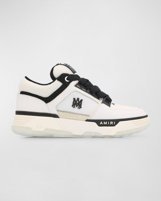 Amiri MA-1 Leather Mesh Low-Top Sneakers