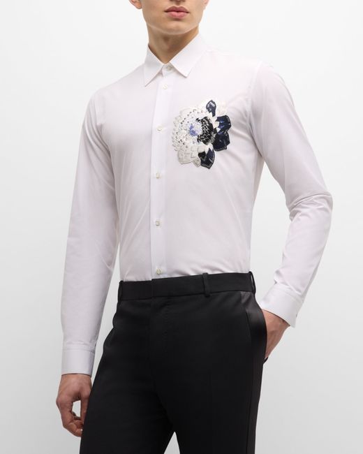 Alexander McQueen Dutch Flower Dress Shirt