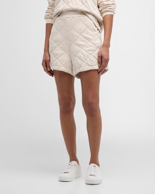 Sol Angeles Quilted Midi Shorts