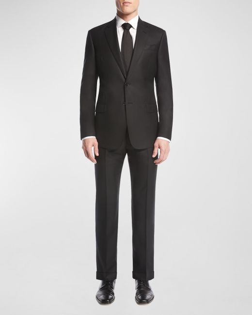 Giorgio Armani Basic Wool Two-Piece Suit