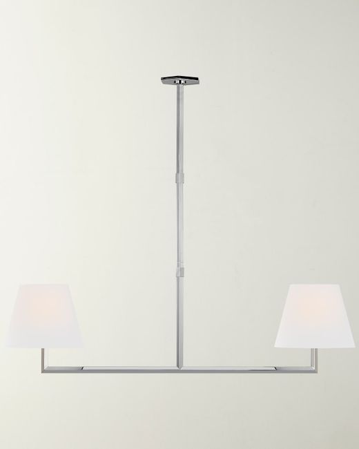 Visual Comfort Signature Olivier 65 Linear Chandelier by Paloma Contreras