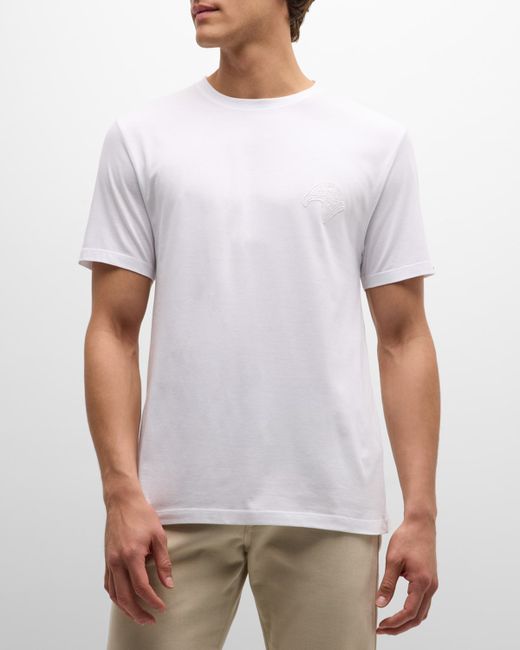 Stefano Ricci Cotton Embroidered T-Shirt