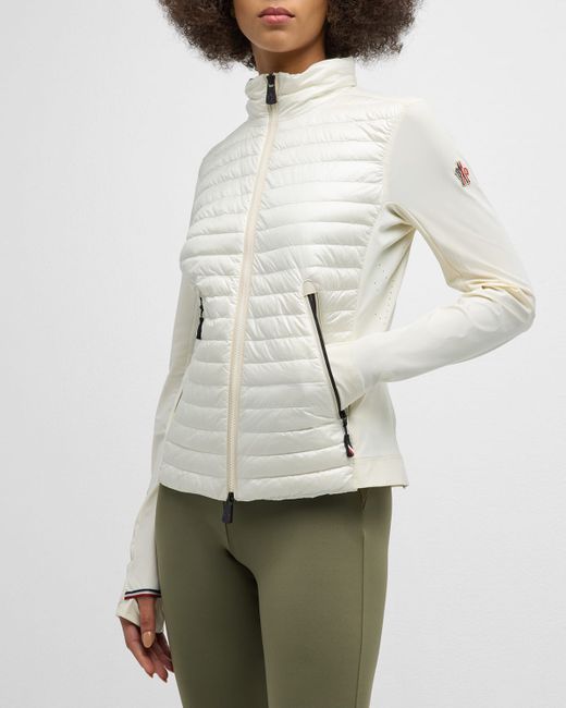Moncler Quick-Drying Technical Jersey Puffer Jacket