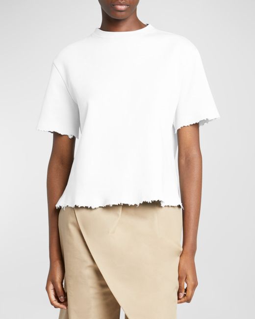 Loewe Distressed Short-Sleeve Boxy T-Shirt