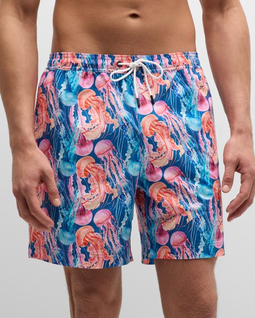 Swims Bari Jellyfish-Printed Swim Shorts