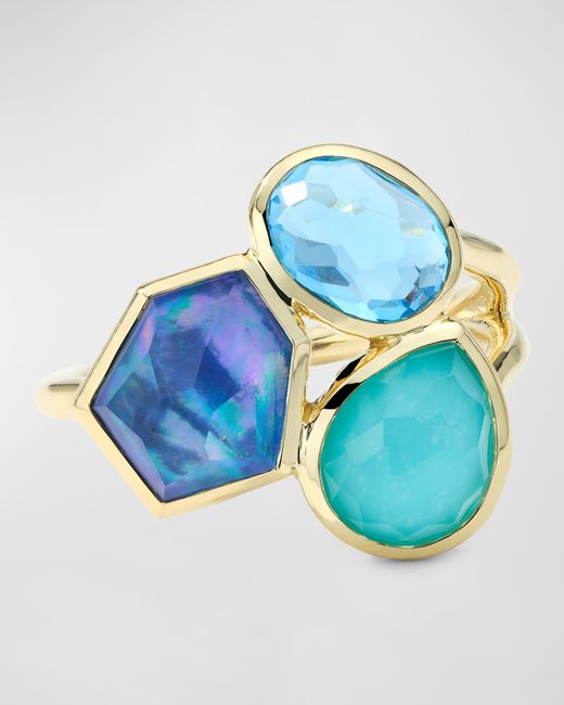 Ippolita 18K Rock Candy Small 3-Stone Cluster Ring