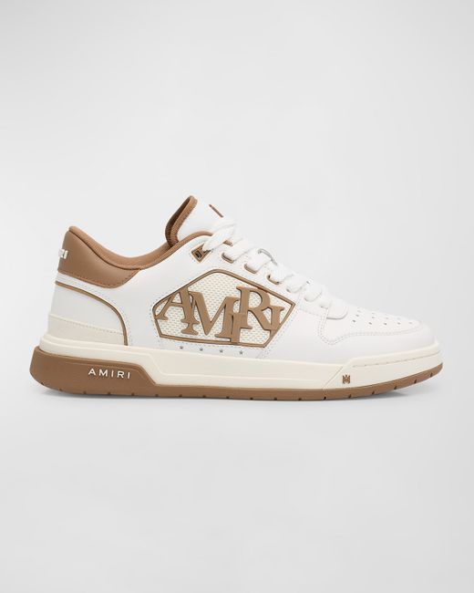Amiri Classic Leather Logo Low-Top Sneakers