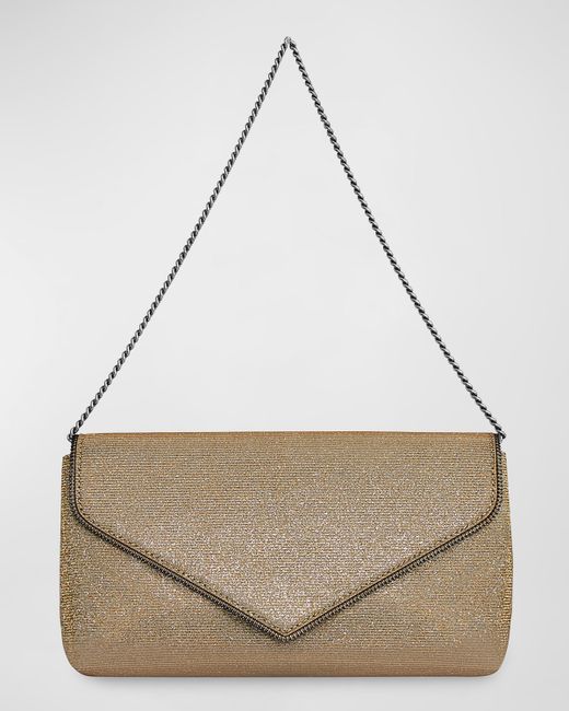 Rebecca Minkoff Zip Envelope Glitter Clutch Bag