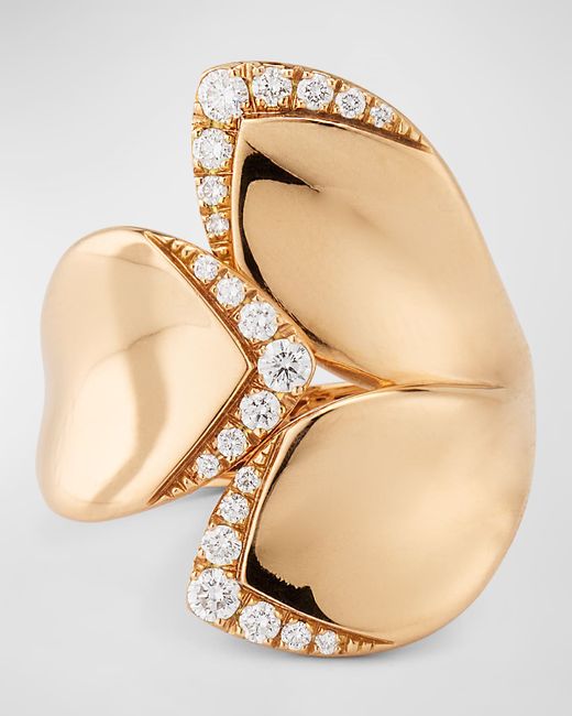 Pasquale Bruni 18k Rose Gold Wrapped Ring 6.5