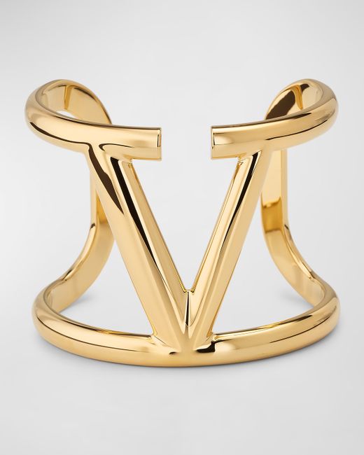 Valentino Garavani V Logo Cuff Bracelet