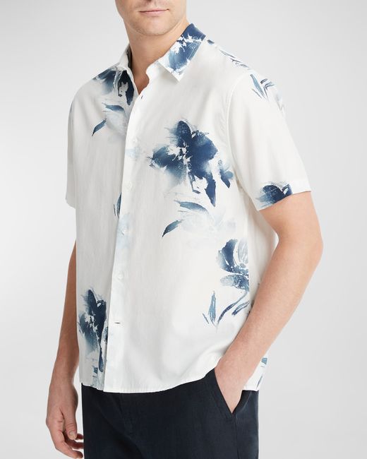 Vince Faded Floral Sport Shirt