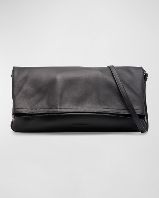 Dries Van Noten Folded Leather Crossbody Bag
